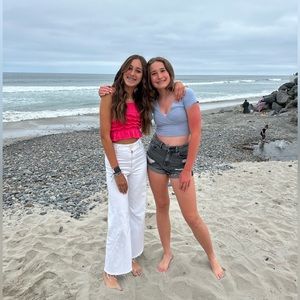 zara white marine jeans